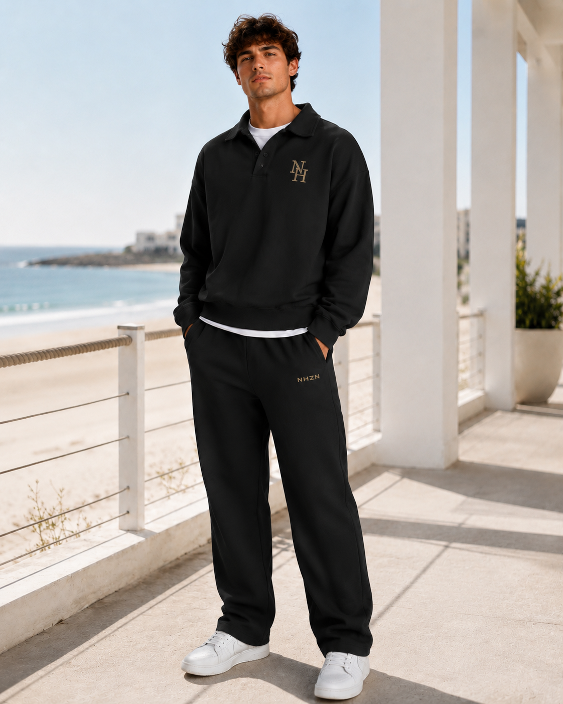 Relaxed Polo Sweat