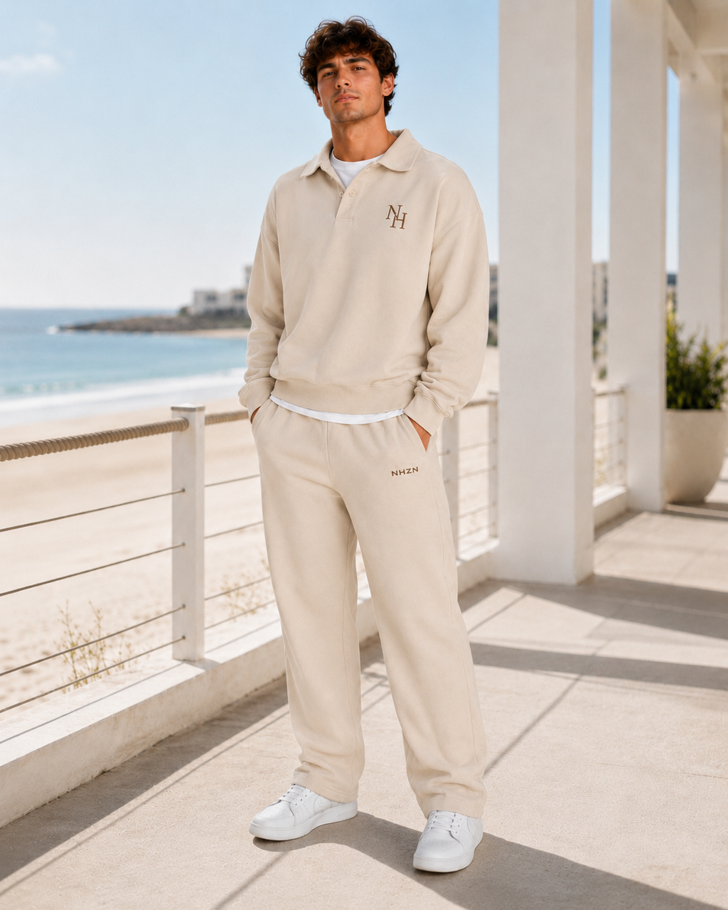Relaxed Polo Sweat