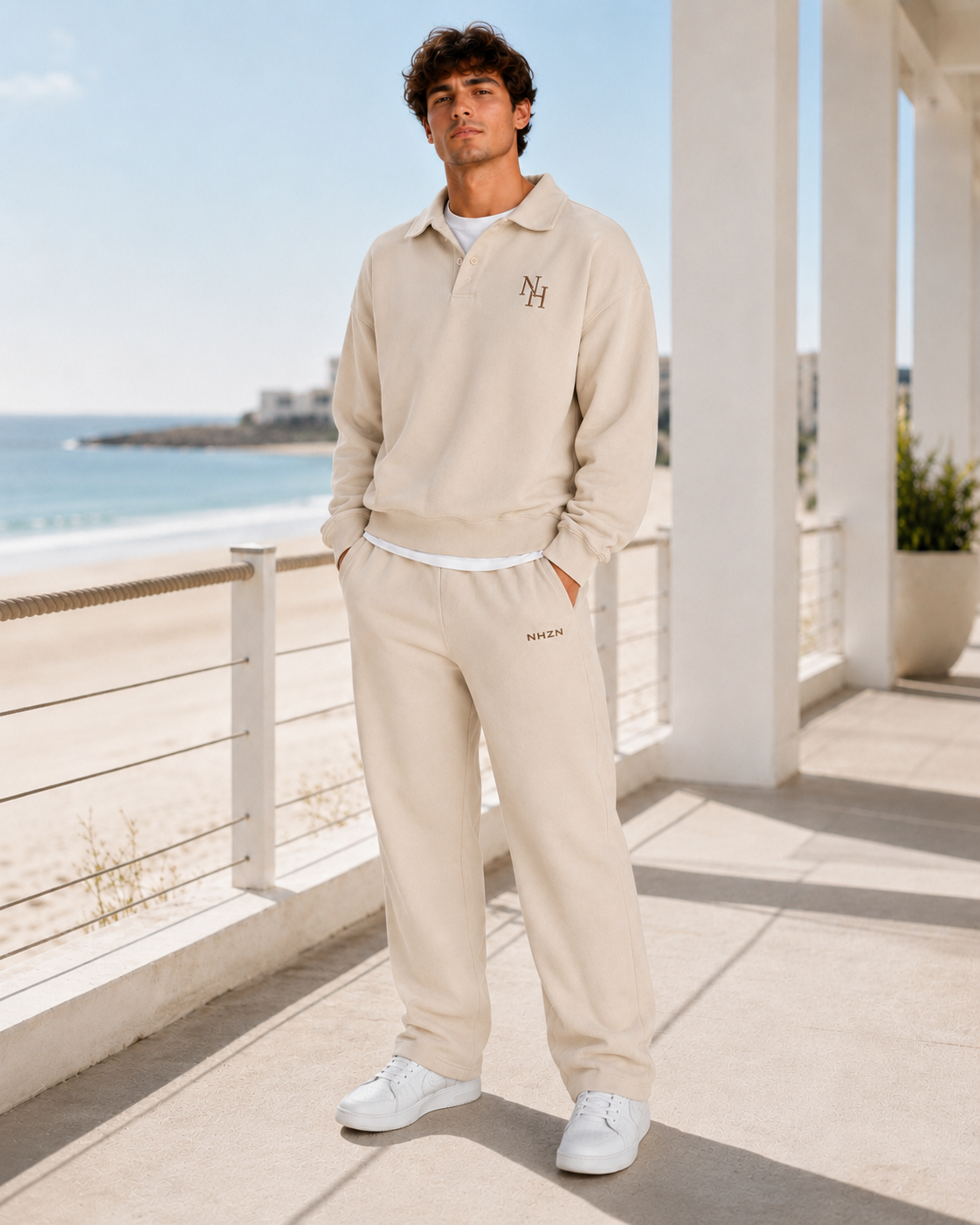 Relaxed Polo Sweat