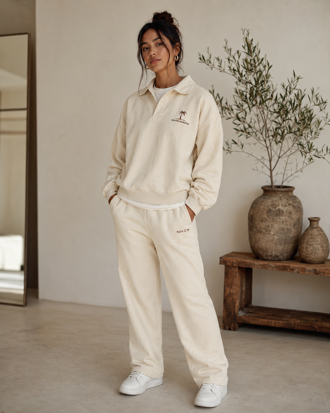 Relaxed Polo Sweat