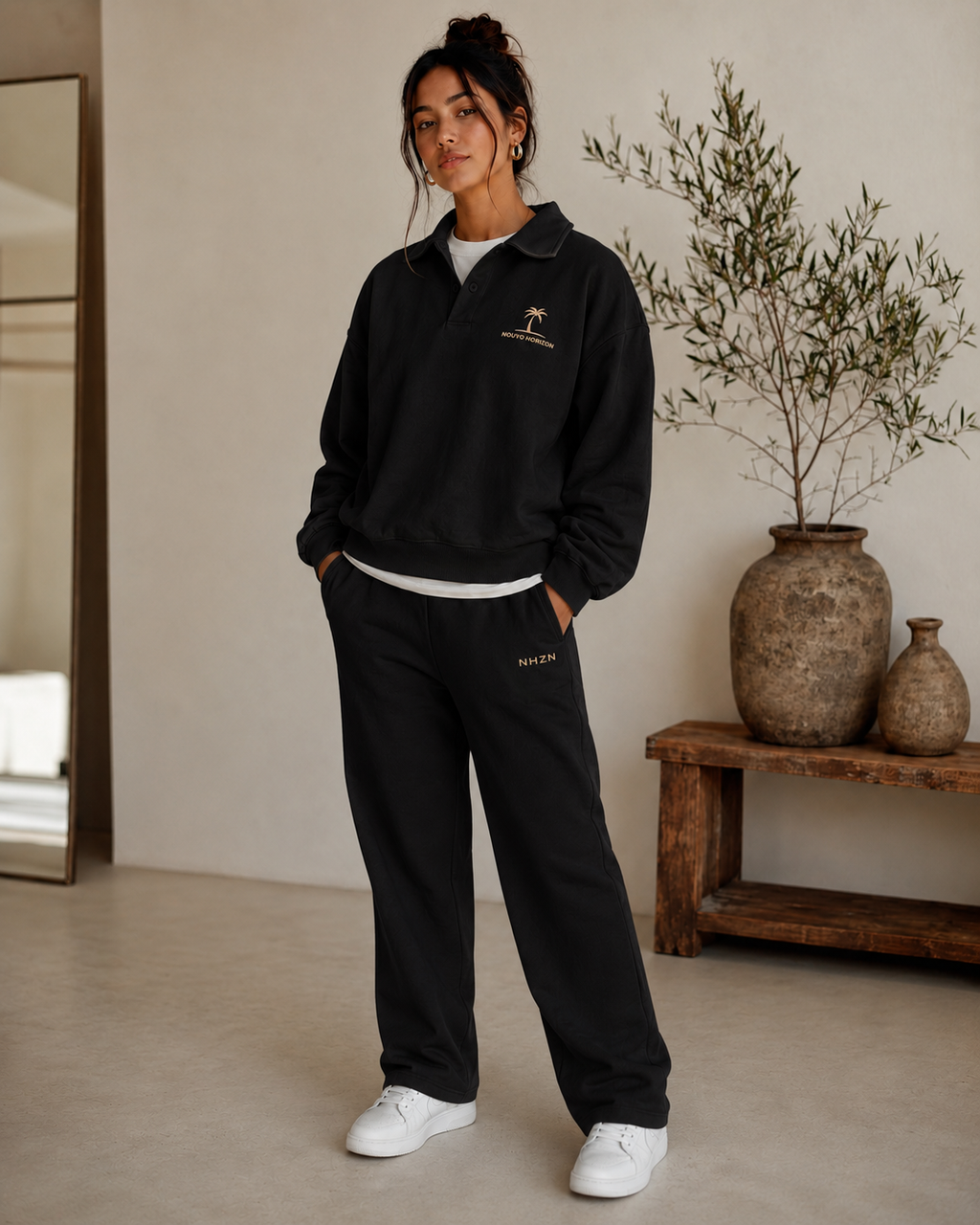 Relaxed Polo Sweat