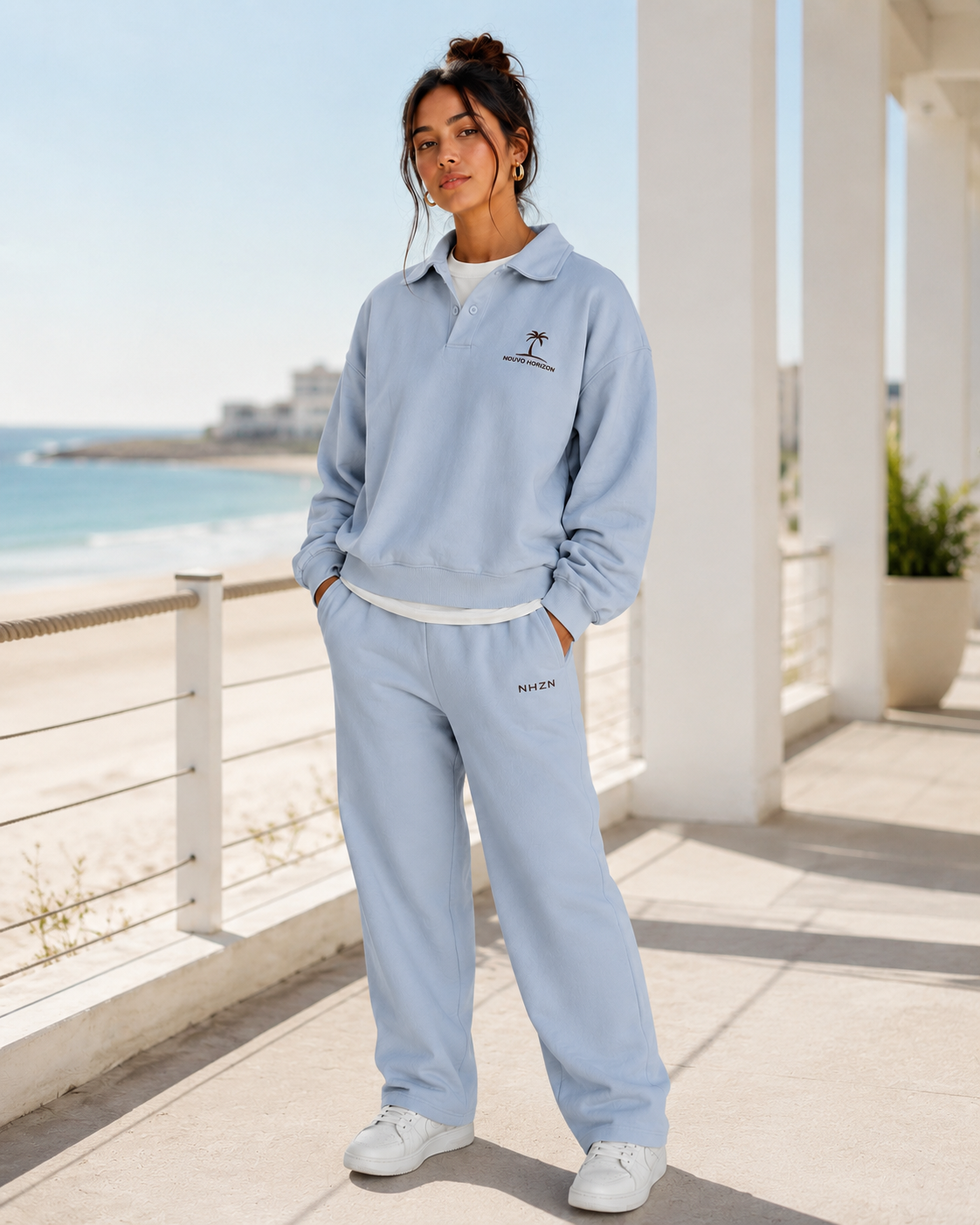 Relaxed Polo Sweat