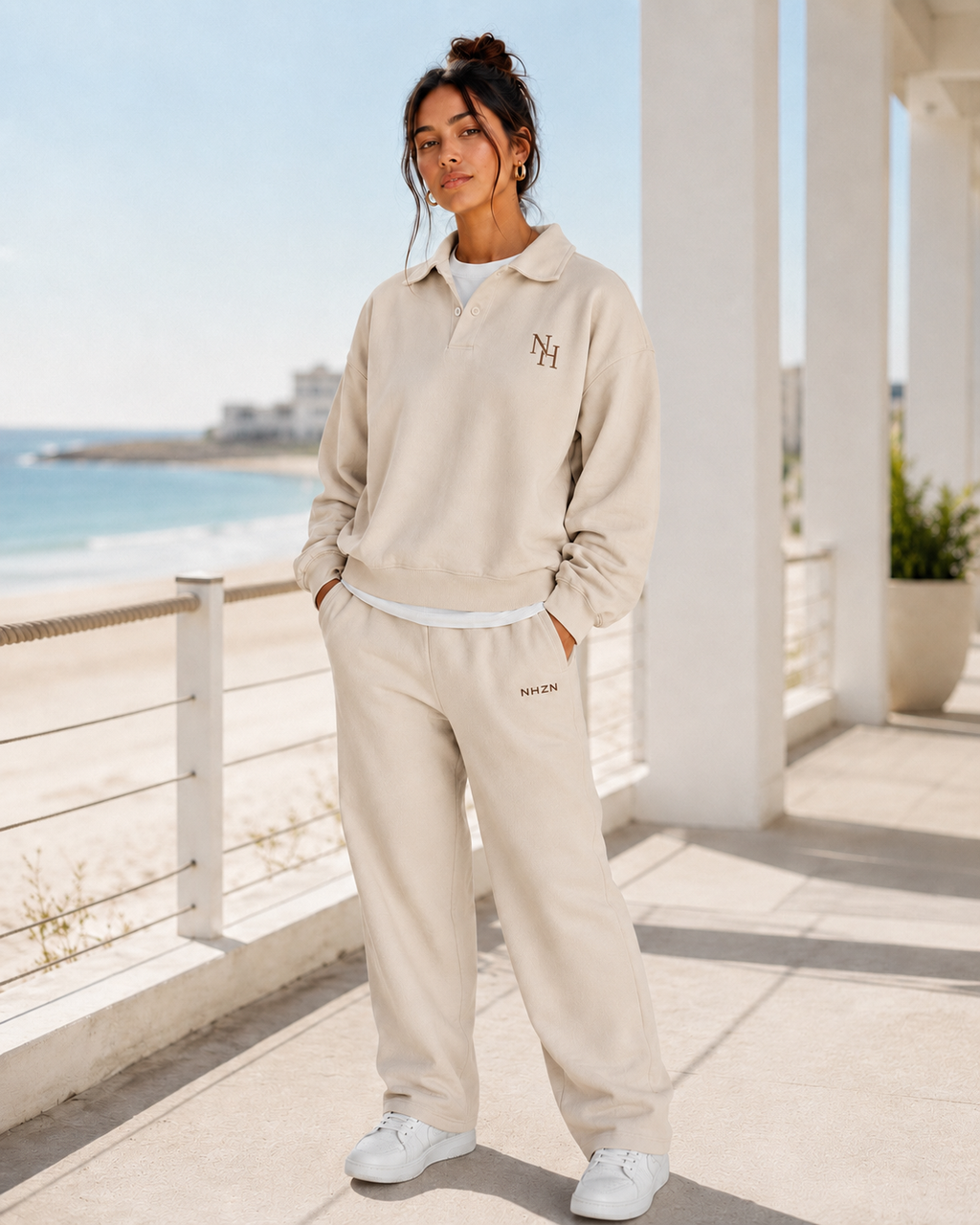 Relaxed Polo Sweat